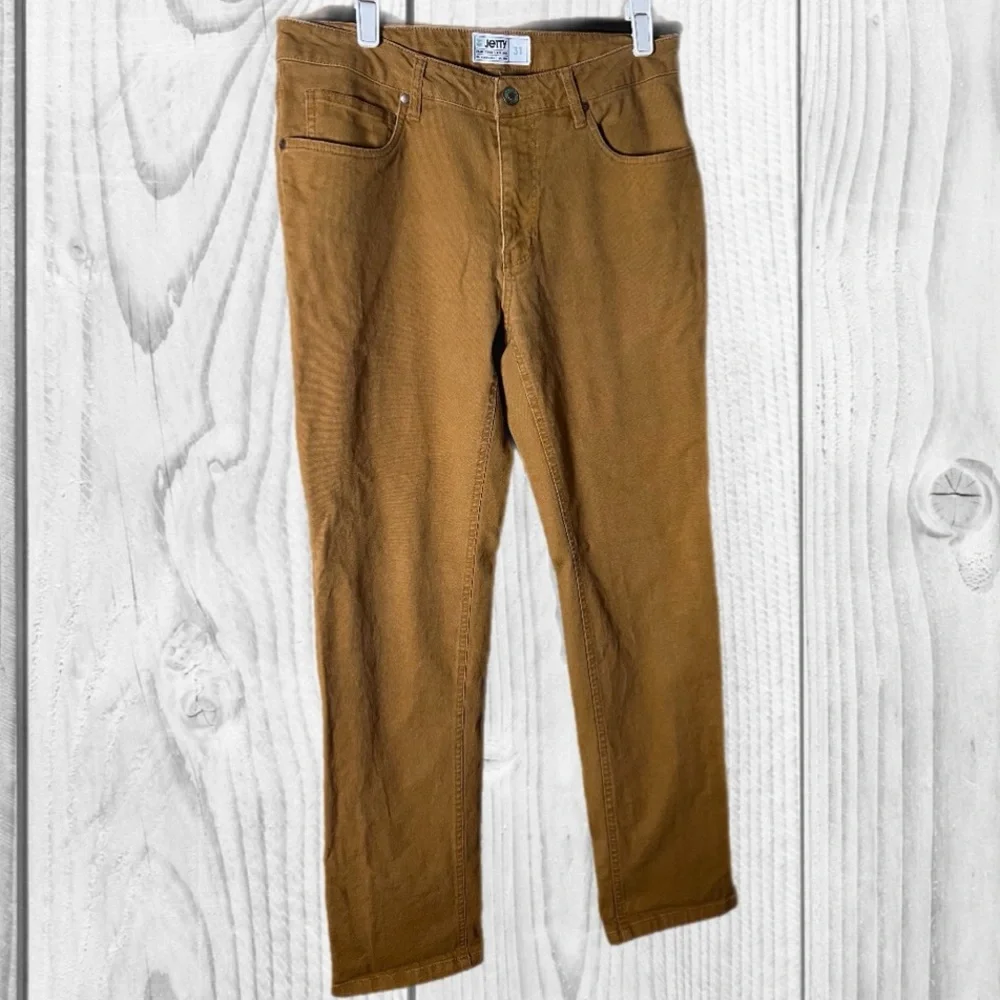 Jetty Khaki Canvas Pants Men's Size 31 Modern Stretch Surf Outdoors